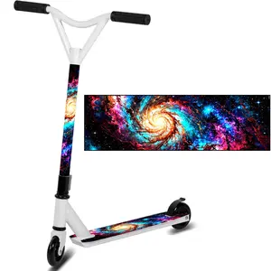 1PC Color Nebula Cool Scooter Sticker,Stylish and Durable Accessories,Made of Non-Slip PVC Material,Easy to Install, Perfect Gift for Halloween and Christmas, Ride Board Sticker, Bright Sticker, Weathering Sticker, Long-lasting Adhesive, Holiday Decorator