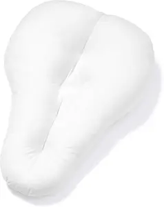 Sciatica Nerve Pain Relief Pillow Hypoallergenic Saddle Shaped Cushion with Cover