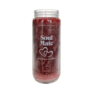 Soulmate Intention Scented Clean Burning Palm Wax Candle for Love and Attraction