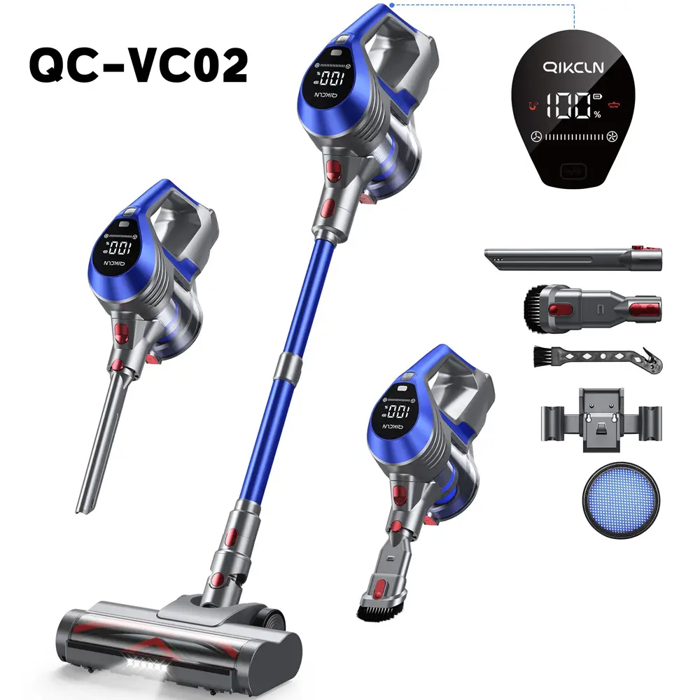 Cordless Vacuum Series – QC-VC02 / VW-VC11 / VW-VC15 | Lightweight, Powerful, Long Runtime