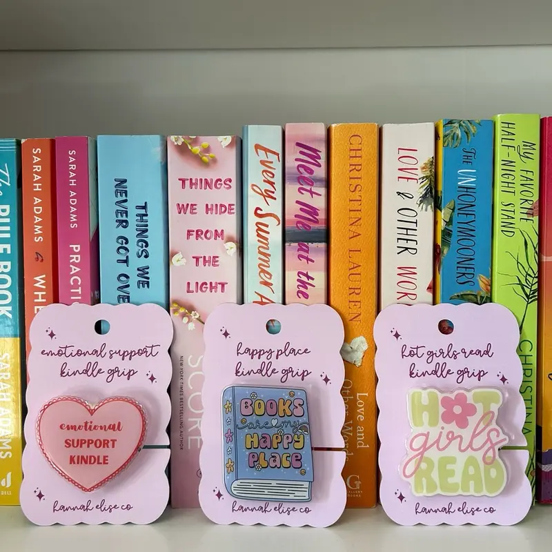 Cute E- Reader Grip 3M sticker back NOT MAGSAFE