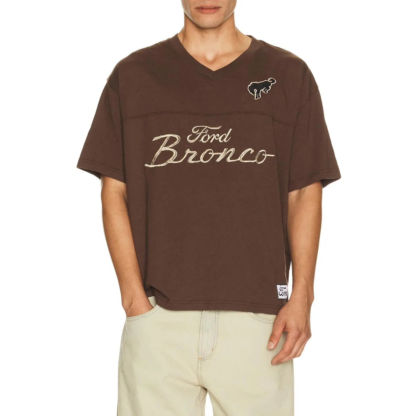 Junk Food Ford Mustang Soccer Jersey in Chocolate Fudge