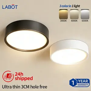 LED Small Ceiling Light, Ultra-Thin Surface Mount Cylinder Lamp, Round Pendant Light, Hallway Light, Entryway Corridor Ceiling Spotlight
