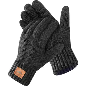 Merino Wool Gloves for Men & Women, Thermal Gloves With Touchscreen Warm Fleece Liner for Winter Cold Weather