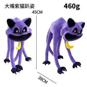 Cross-border new smiling critters poppy playtime anime game horror smiling purple cat