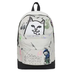 Goosebumps Velcro Backpack (Bone)