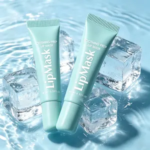Suitable for all seasons, a cooling peel-off lip care gel, lightweight lip mask, soothing prep lip mask, long-lasting hydration and deep nourishment, lip care, lightweight and non-sticky, suitable for daily maintenance, travel, and easy to carry
