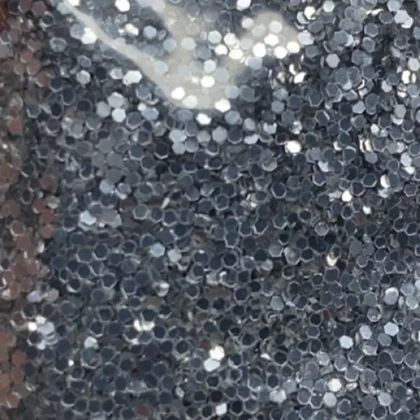 Solid Gray Glitters - Perfect for DIY Crafts and Decorations