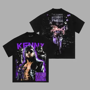 Retro Kenny Omega - The Cleaner Cotton T-Shirt, Best Bout Machine AEW Wrestling Legend Graphic T-Shirt, Bullet Club Elite Shirt, AEW, NJPW Fans Outfit