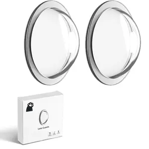 Car Camera Lens Protector, 2PCS Car Backup Camera Protective Sticker, Clear High-Transparency Design, Anti-Rain Car Reversing Cameras Protection, Simple Adhesive Installation