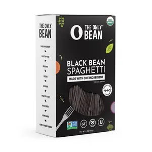 The Only Bean Organic Black Bean Spaghetti - High Protein, Low Carb, Vegan, Gluten-Free