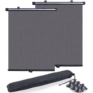 Car Window Shades,2 Pack Window Shade for Baby in Cars,Retractable Car Window Shade for Baby,Side Window Sun Shade Effectively Block UV Rays and Harsh Sunlight(15.7"x18.5")