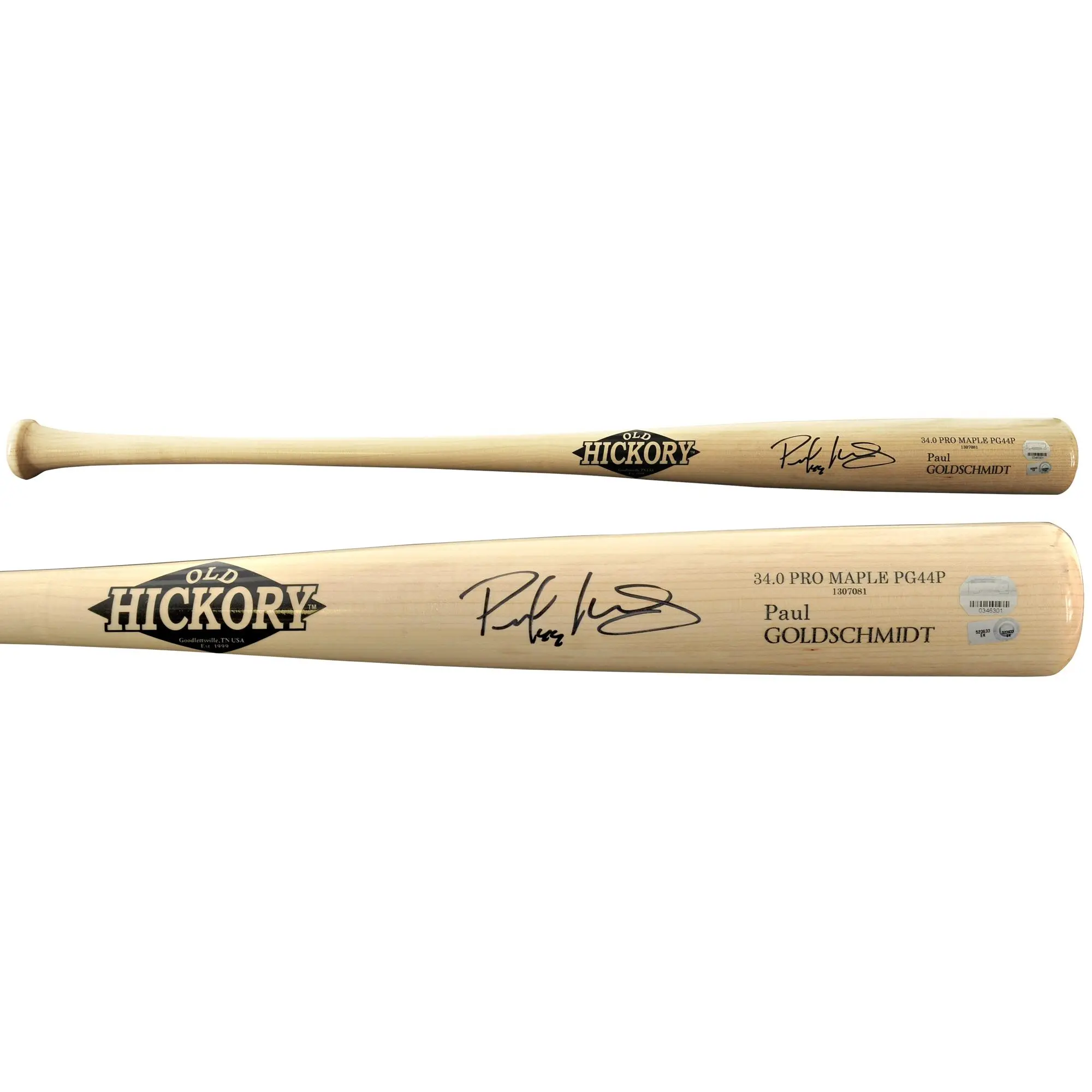 Paul Goldschmidt New York Yankees Autographed Old Hickory Bat - Fanatics Authentic Certified