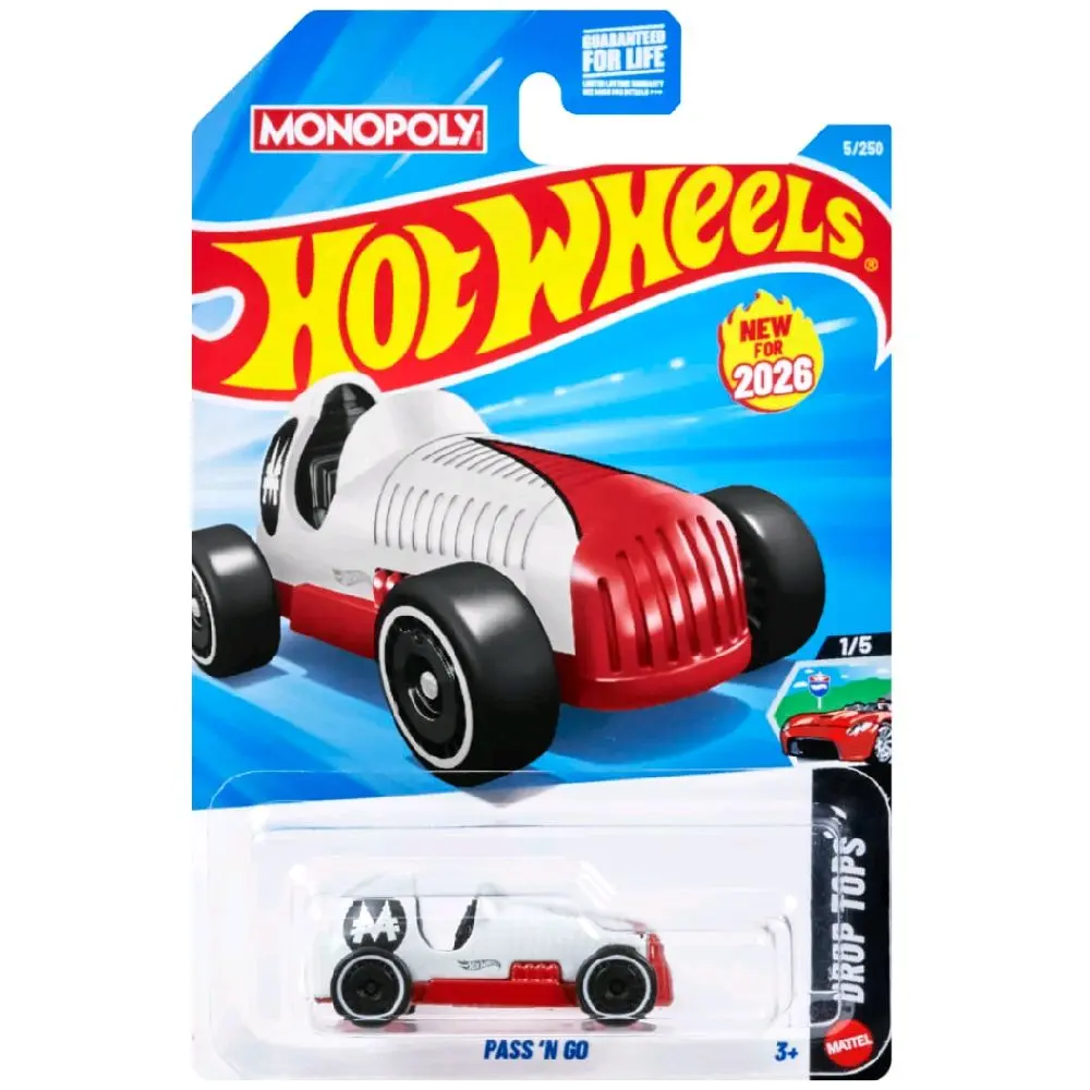 The Hot Wheels 2026 Pass N Go White 