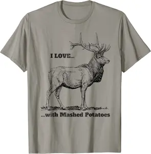 I Love Venison T-shirt - Ismaellc Shop 88B07MN65D61