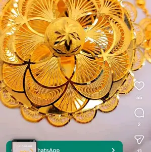 21k habesha gold charm . walta . set