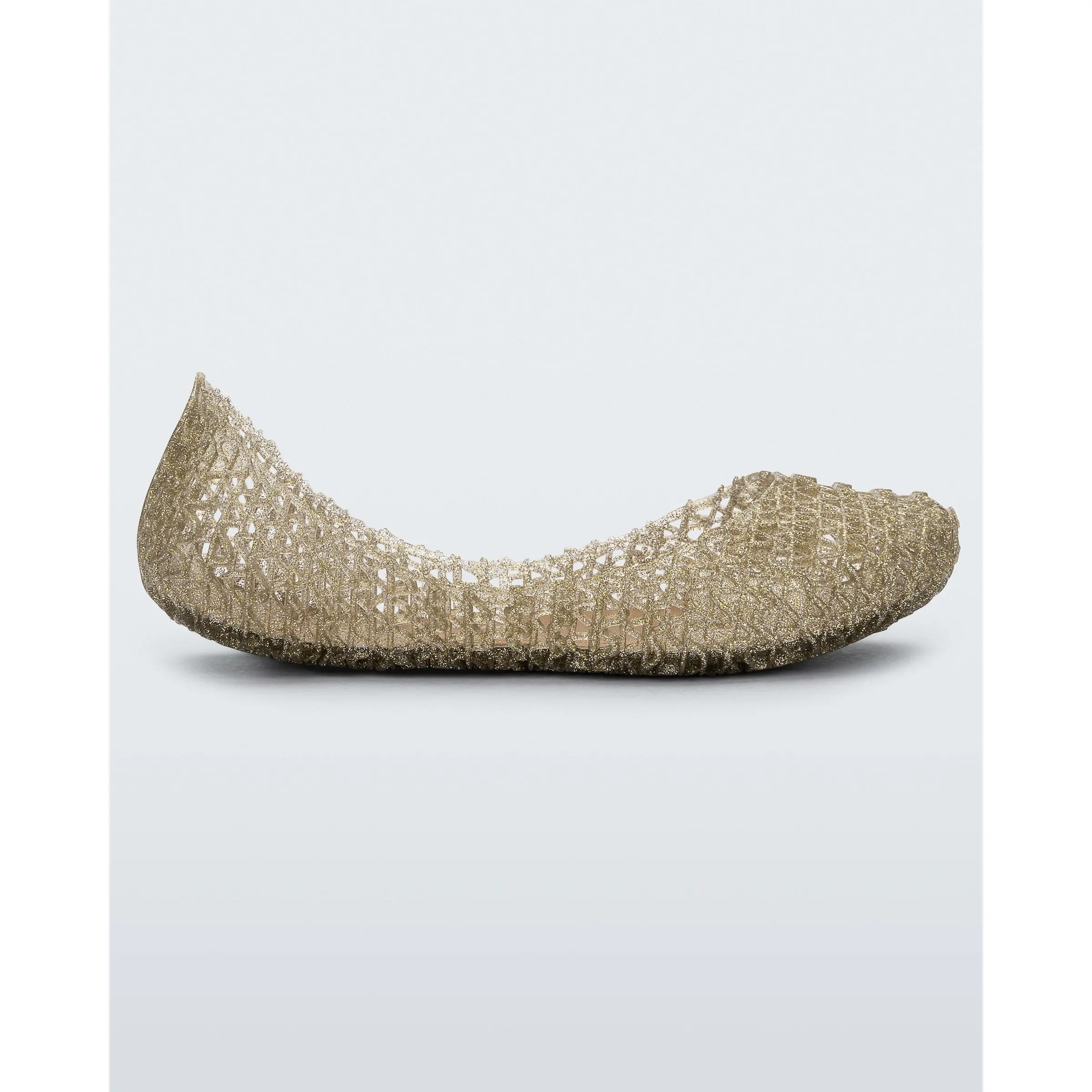 Mini Melissa Campana Papel Kids Ballerina Flat Shoes