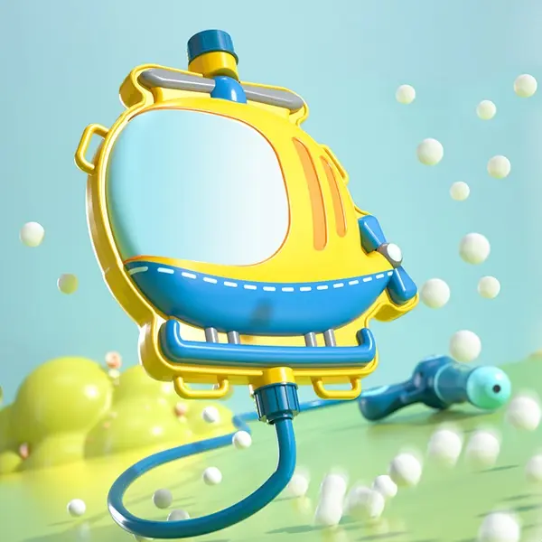 Woge Children water gun with back pack made of lightweight plastic and comes in a variety of sizes and shapes