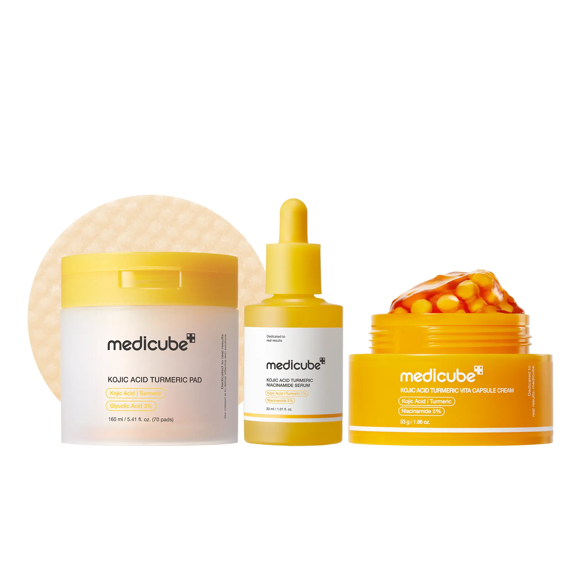 Kojic Acid Turmeric Power Duo for Face & body | Ideal for Troubled Skin & Use After Spot Care | Soothing & Calming with Kojic Acid, Turmeric, Niacinamide