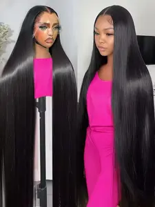 Wig For Women Bone Straight Lace Wig Human Hair Lace Front Wig Brazilian Remy Hair Pre Plucked 13X4 13X6 Transparent Lace Frontal Wig SpringStatements