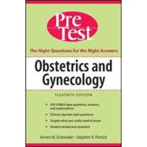 USED-Obstetrics and Gynecology: PreTest Self-Assessment And Review, Eleventh Edition (PreTest Clinical Science) by Karen Schneider (Paperback)