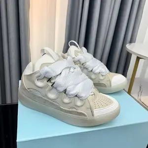 Unisex Retro Streetwear Chunky Sneakers, Colorful Strap Y2K Platform Skate Shoes for Men & Women