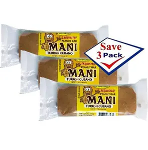 Turron de Mani Cubano 7 oz Pack of 3