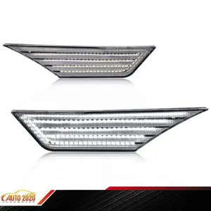 Switchback Signal Lamp White LED Side Marker Lights Fit For 16-21 Honda Civic