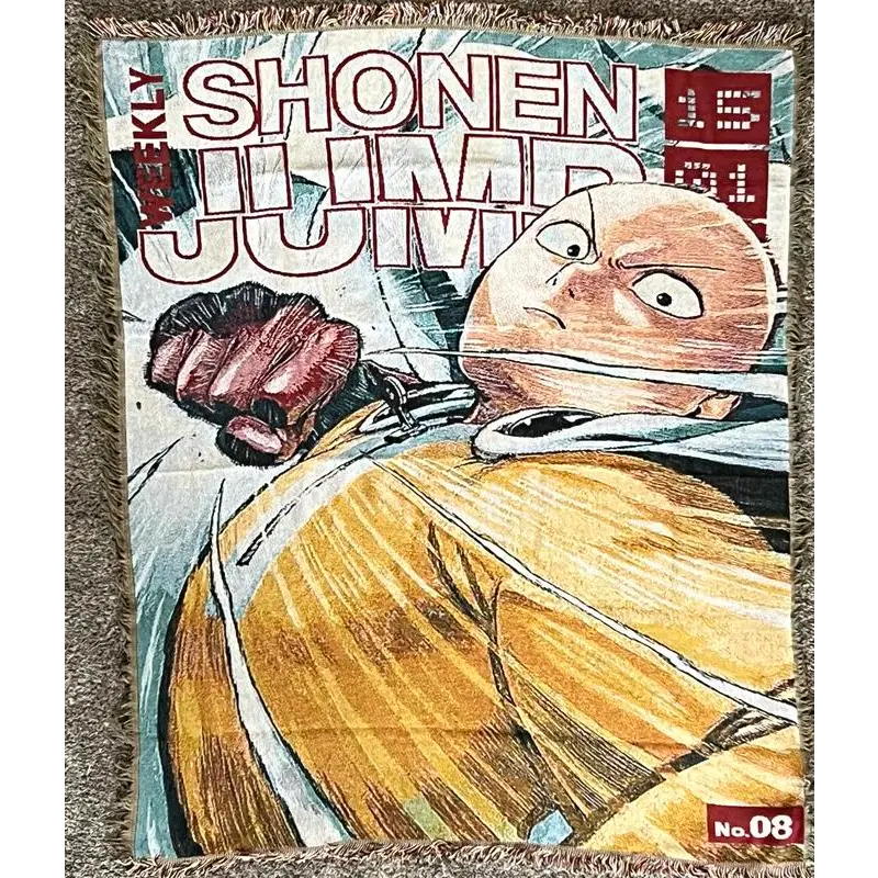 One Punch Man Hand Woven ANIME Tapestry Blanket