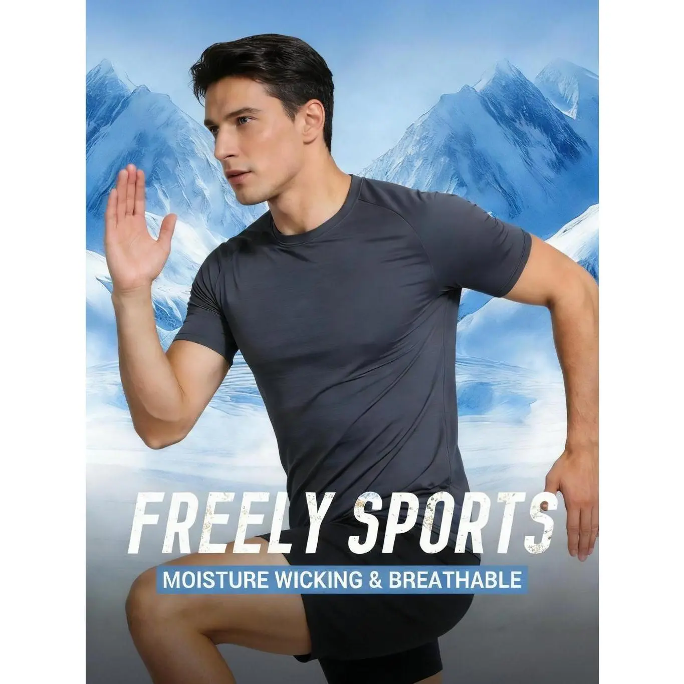 3PCS Men's Ice Silky Fiber T-Shirts | Breathable, Moisture-Wicking, High-Elasticity, Loose-Fit, Quick-Summer Sports Basic Round Neck Tees 3PCS Men's Ice Silky Fiber T-Shirts | Breathable, Moisture-Wicking, High-Elasticity, Loose-Fit, Quick-Summer Sports Basic Round Neck Tees