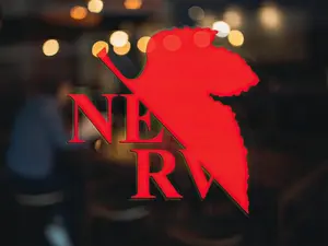 Neon Genesis Evangelion Nerv Anime Vinyl Decal, Car Accessory, Laptop Sticker Or Instant Pot Decal
