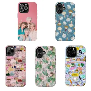 Nostalgic The Golden Girls Group Photo Tough Phone Case - Trendy Retro TV Design Smartphone Casing, Compatible with iPhone 11-17 Pro Max & Samsung S22-S25 Ultra, Handheld Cellphone Devices Accessory, Fan Gift for Men Women