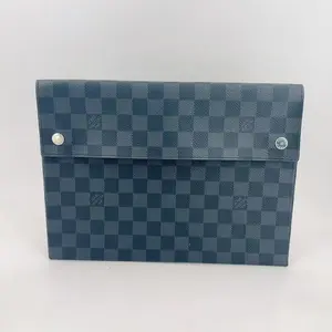 Pre-owned Louis Vuitton canvas Crossbody Bags Damier Graphite Alpha Triple Pochette