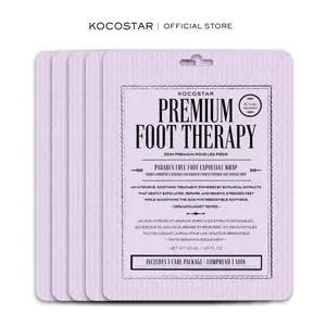 [Kocostar] Premium Foot Therapy | Exfoliating Foot Peel Mask for Cracked Skin, Dry Foot Treatment Care, Removes Rough Skin and Calluses, Korean Skincare (5 pack)