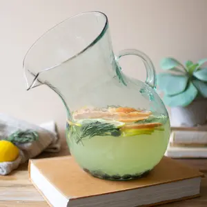 Large Glass Pitcher