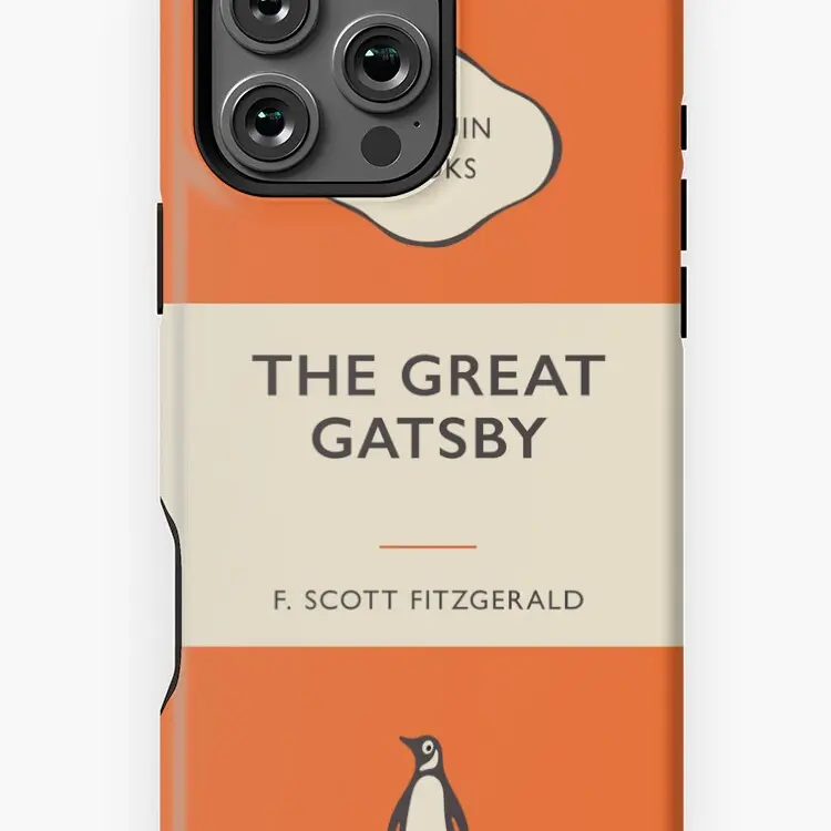 PHONE CASE The Great Gatsby F. Scott Fitzgerald Penguin Book Cover