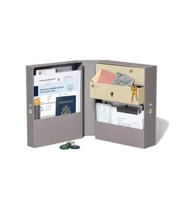 Family Emergency Organizer Box | For Important Documents and Home Organization Storage Folder for Paperwork