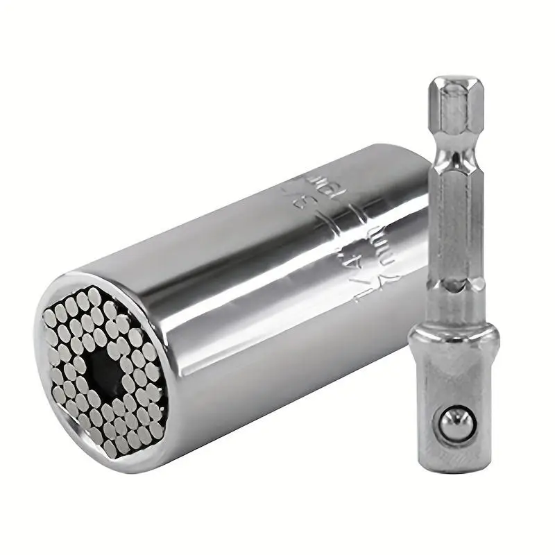 Super Universal Socket Tool, 1 Count Socket Set with Power Drill Adapter, Cool Stuff Gadgets for Men Women Birthday Gift for Dad Fathers Husband