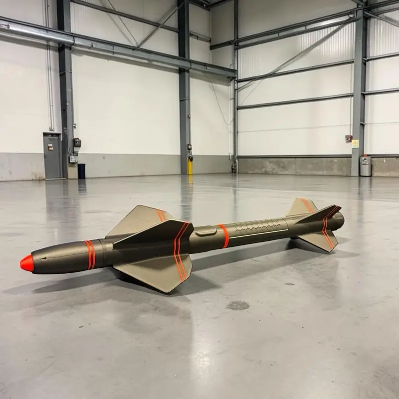VTR-02 Missile Wall Art, Military-Sci-Fi Themed Home Decor
