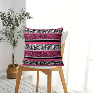 1-Pack Pink Zebra Leopard Print Body Pillow, Soft Memory Foam Decorative Pillow, Home Decorative Cushion, Cute Y2K Style, Removable Washable Cover, Perfect for Bedroom, Sofa, Couch, Dorm & Gift