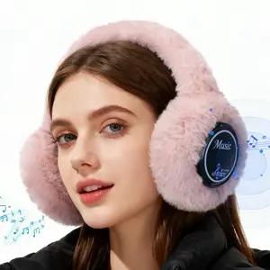 Wireless Ear Muffs for Women, Bluetooth-compatible 5.4, Type-C Charging, Stereo Sound, Ergonomic Design, Perfect for Cold Weather, Daily Use & Gift