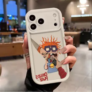 Goofy Chucky Fusion Phone Case for iPhone 17 AIR 17 PRO 16 PRO 15  PRO MAX  14 PLUS 13 PRO 12 11 PRO XS MAX X XR Samsung Galaxy S26 Plus S25 Ultra S24 S23 S22 Plus Shockproof Protective Cover Full Protection Anti-Drop