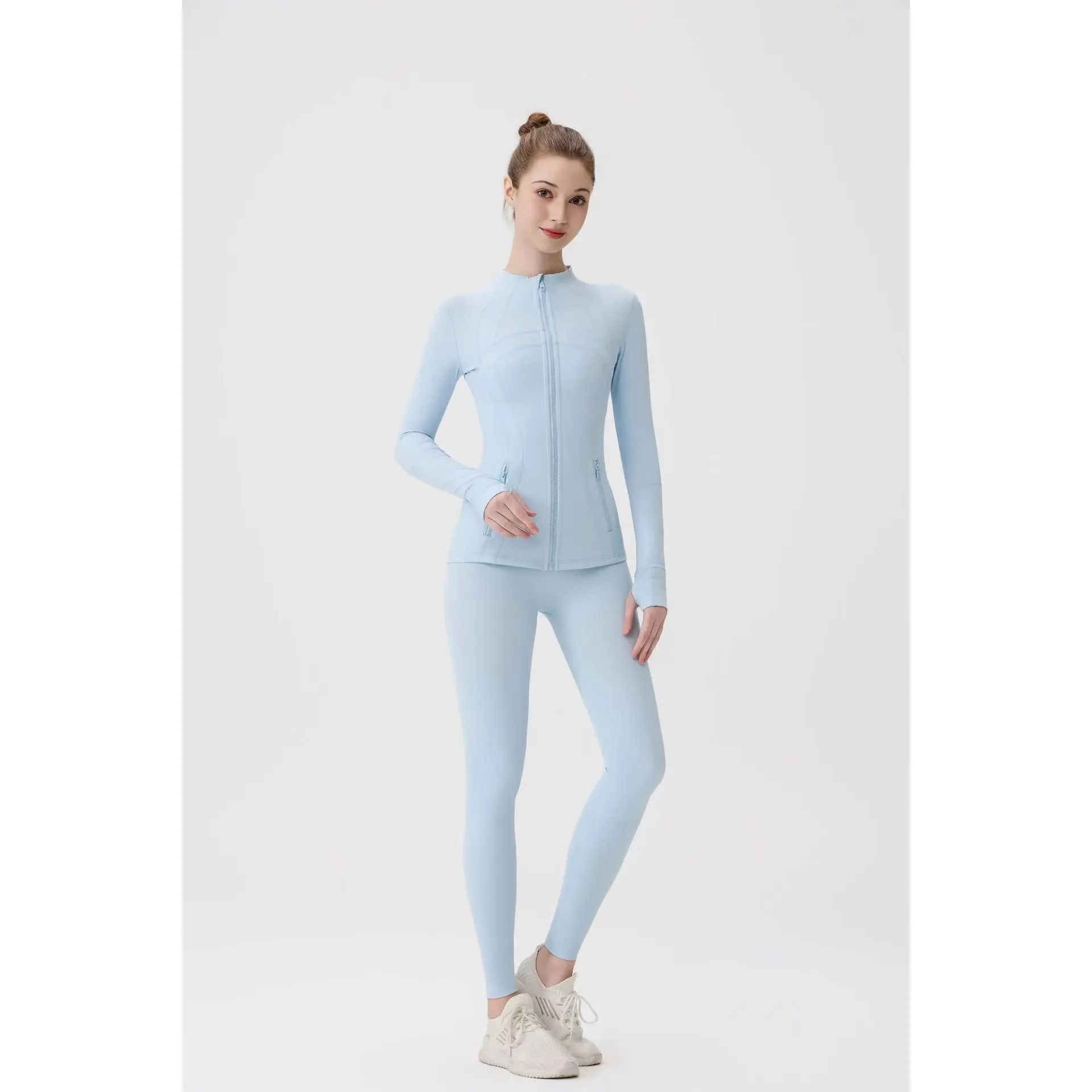 Powder Blue [Yoga Pants+Jacket] Original