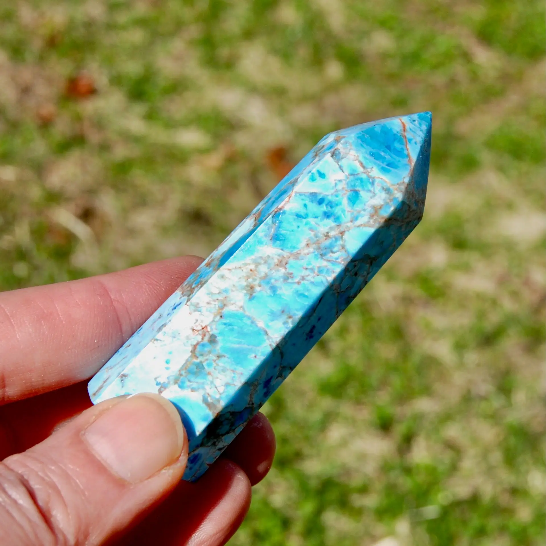 2.9in 78g Apatite Crystal Tower