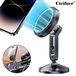 Cteifuer Magnetic Car Phone Holder: 360°Rotatable Car Phone Holder - Air Vent Dashboard Windshield Car Phone Mount
