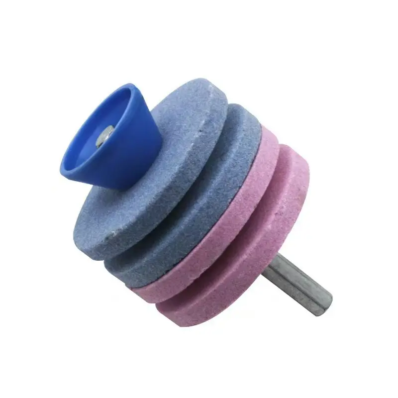 4-Layer Durable Lawn Mower Blade Sharpener, Industrial Grinding Tool for Enhanced Performance, Multi-Layer Grinding Head for Efficient Mowing