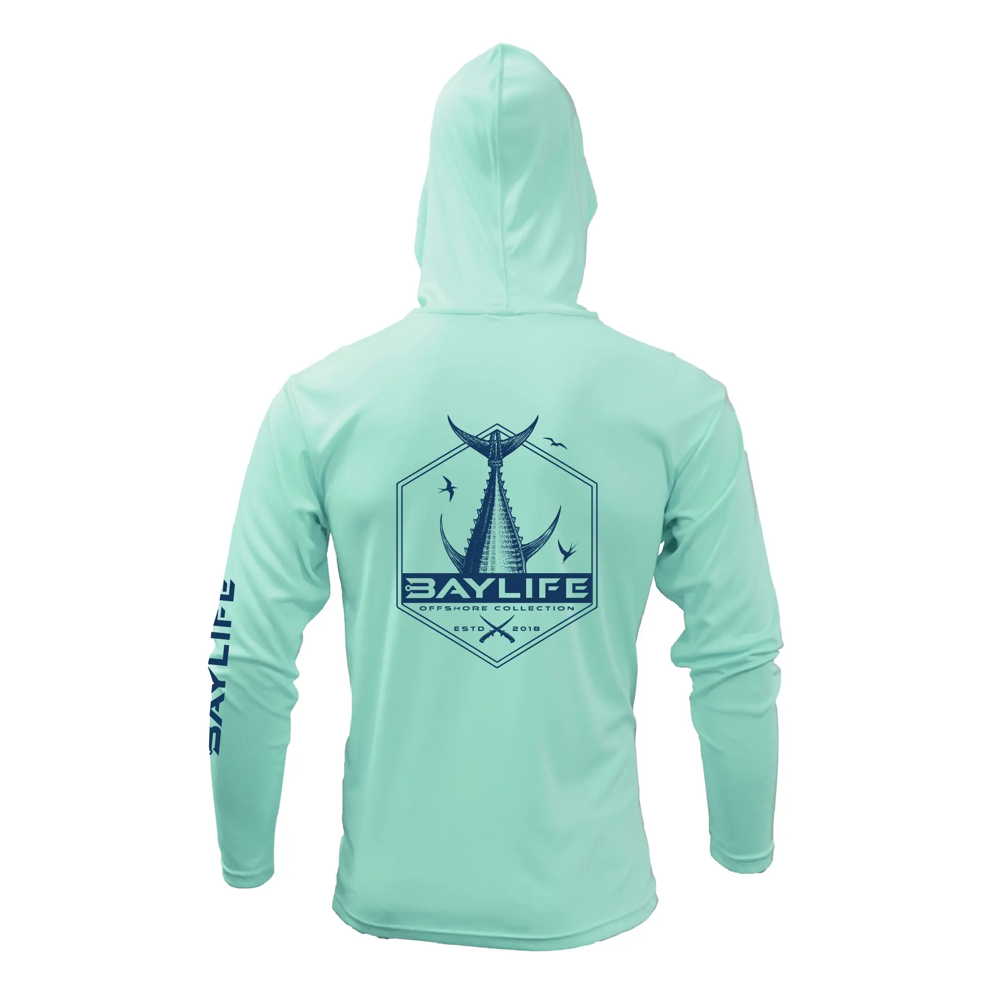 TUNA'D UP UPF 50+ PERFORMANCE HOODED SUN SHIRT