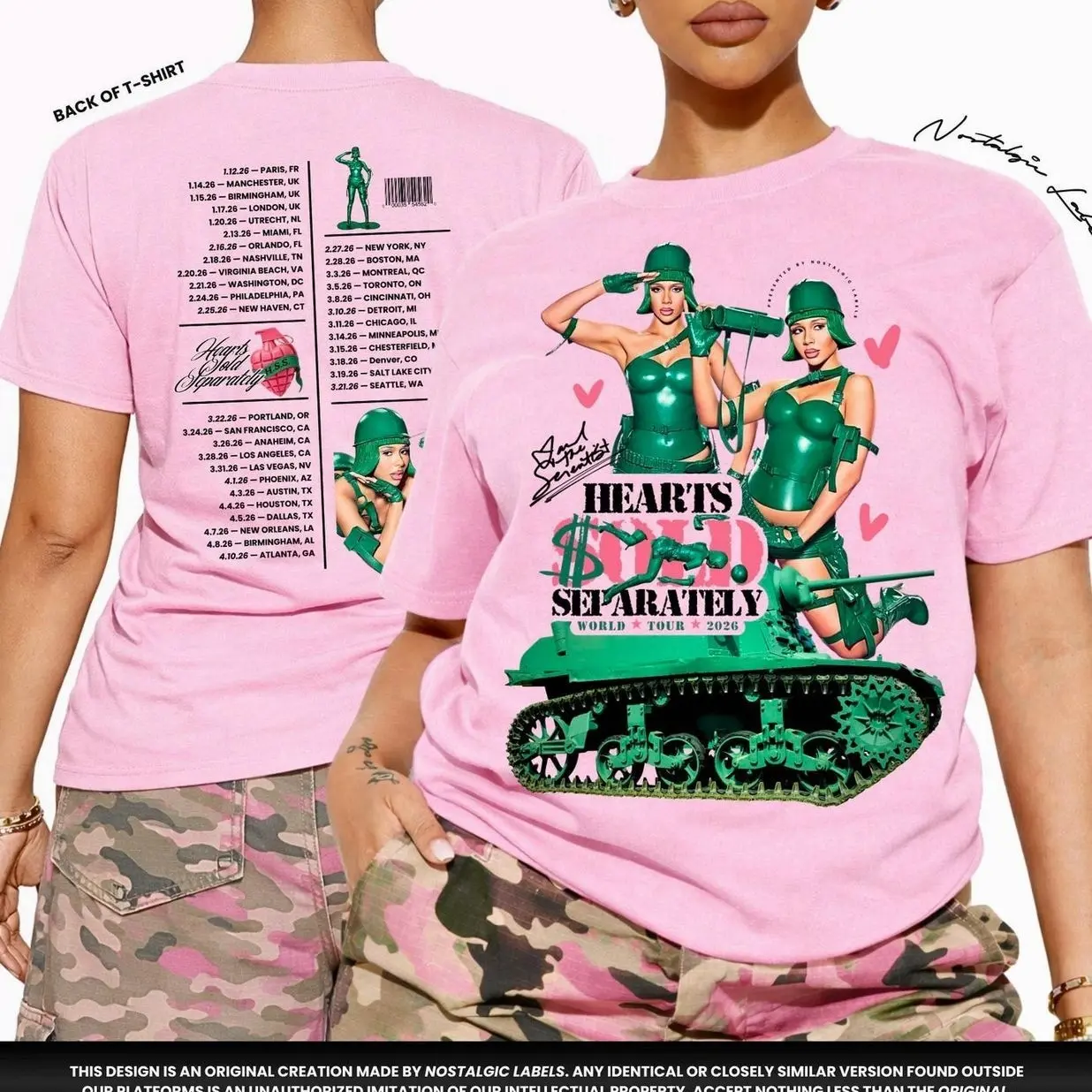 Mariah The Scientist, Hearts Sold Separately | Front & Back Design Included (: