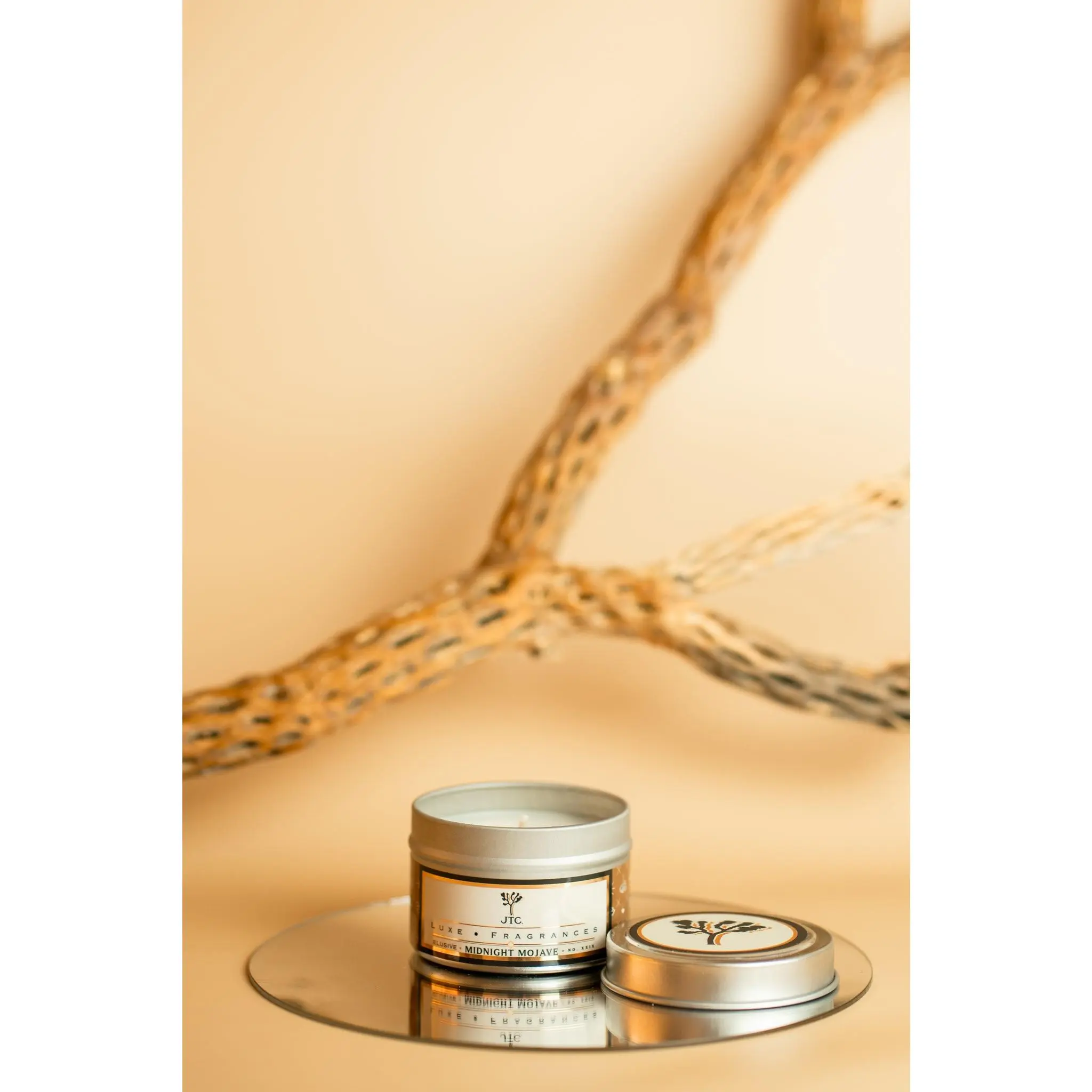 4 Oz Travel Tin Candle - Midnight Mojave