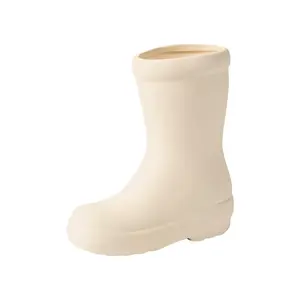 6" DIY Paintable All-Occasion Ceramic Boot Planters - 12 Pc.